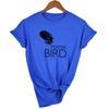 Mama Bird Print Mom Life T Shirt Round Neck Summer Aesthetic Vintage Tops Tumblr Female Clothes
