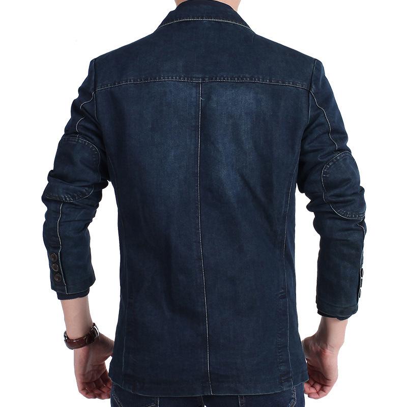 MAITA Denim Suit Men's Casual Loose Large Size Denim Suit Jacket Jacket