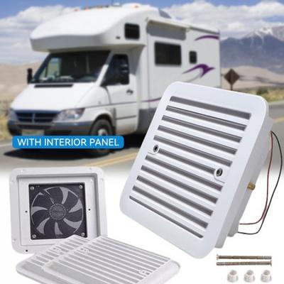 Ventilation d'aération latérale blanche Ventilateur d'extraction Silencieux Camping-car Remorque Caravane Motorhome