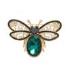 Elegant Glass Bee Brooch: Retro Corsage and Pin for Clothing Accessories