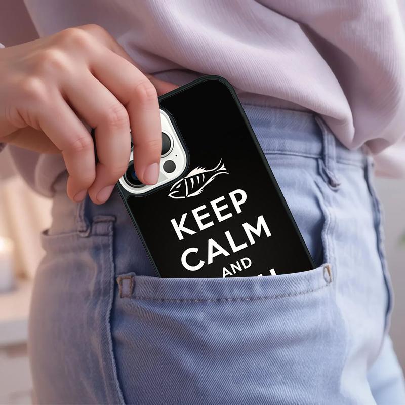 Hunting Fishing Art Fish Box Phone Case For iPhone 17 Air 15 16e 14 13 Pro Max Coque 12 11 Pro Max PLUS Cover