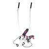 Incline Stepper with Arms and Cables, Pink and White S3085 HMS