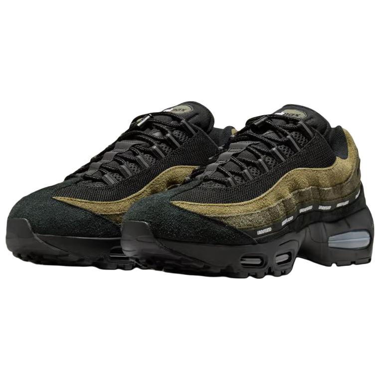 Undefeated x Nike Air Max 95 Medium Olive Unisex Sneakers Zielono-Czarny Khaki Cargo IB4523-200