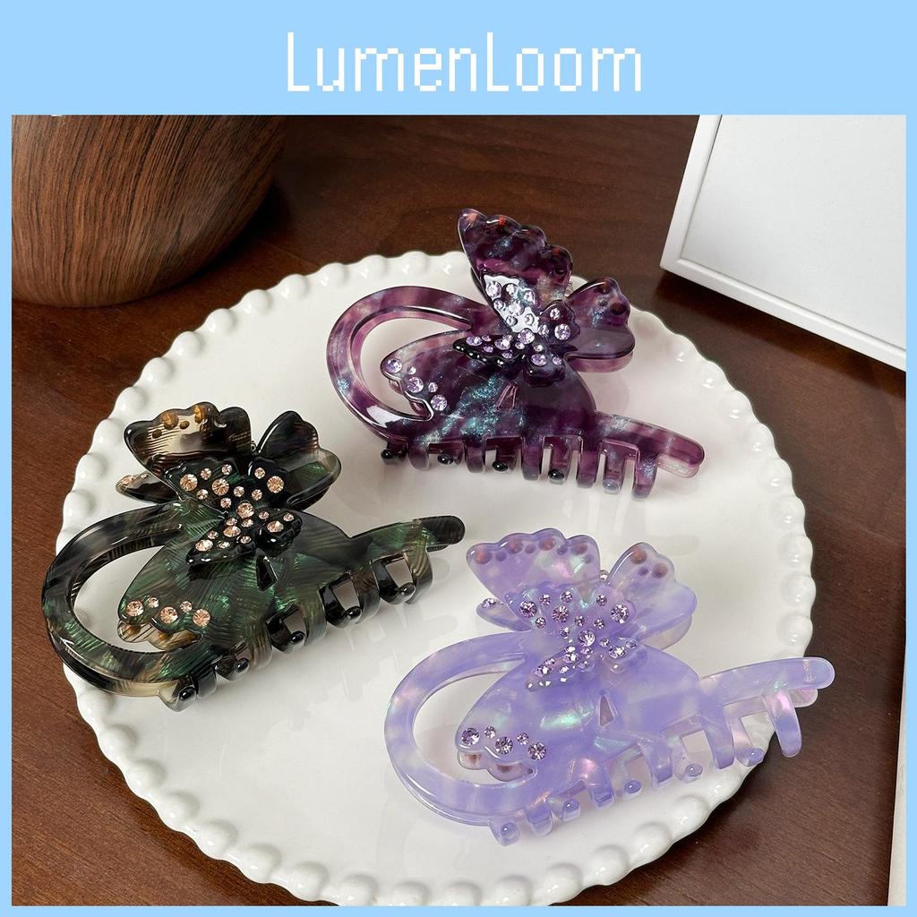 Hair Butterfly Highquality Clip With Rhinestone Details For Styling Sophisticated