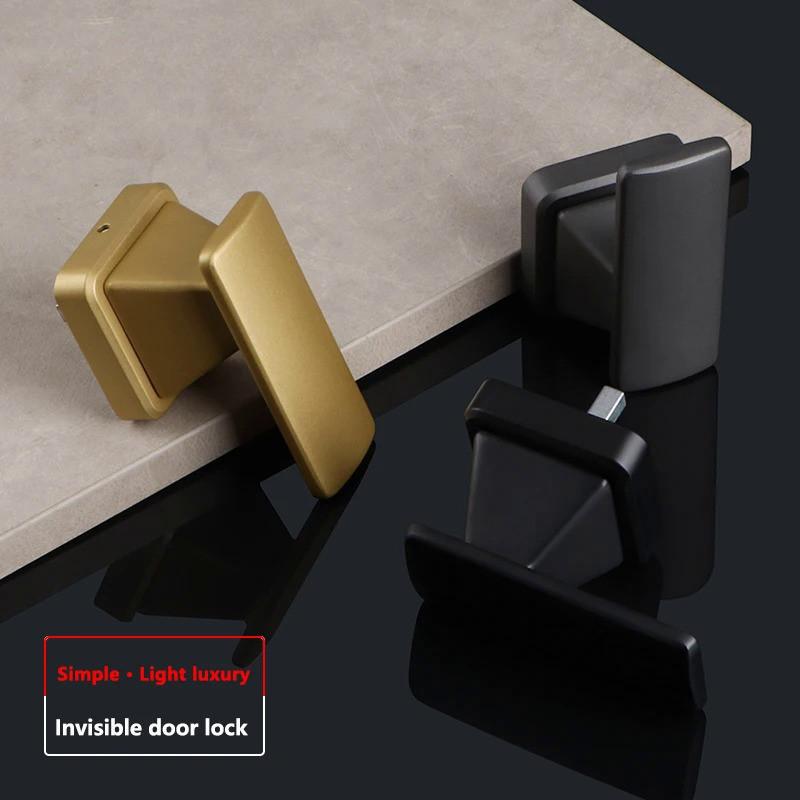 Innentür Verstecktes einseitiges Schloss Hintergrundwand Türgriff Verstecktes Schloss Neues unsichtbares Türschloss