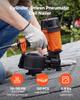 VEVOR Professional Roofing Nailer CN45N, 19mm to 45mm 15 Degree Air Roofing Nail Gun, 4–5 Nails/S Ultra-Fast Nailing