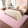 Soft Modern Pink Rugs Shaggy Fluffy Living Room Plush Carpets for Children Bedroom Bed Floor Foot Mats Nursery Kids Play Rugs
