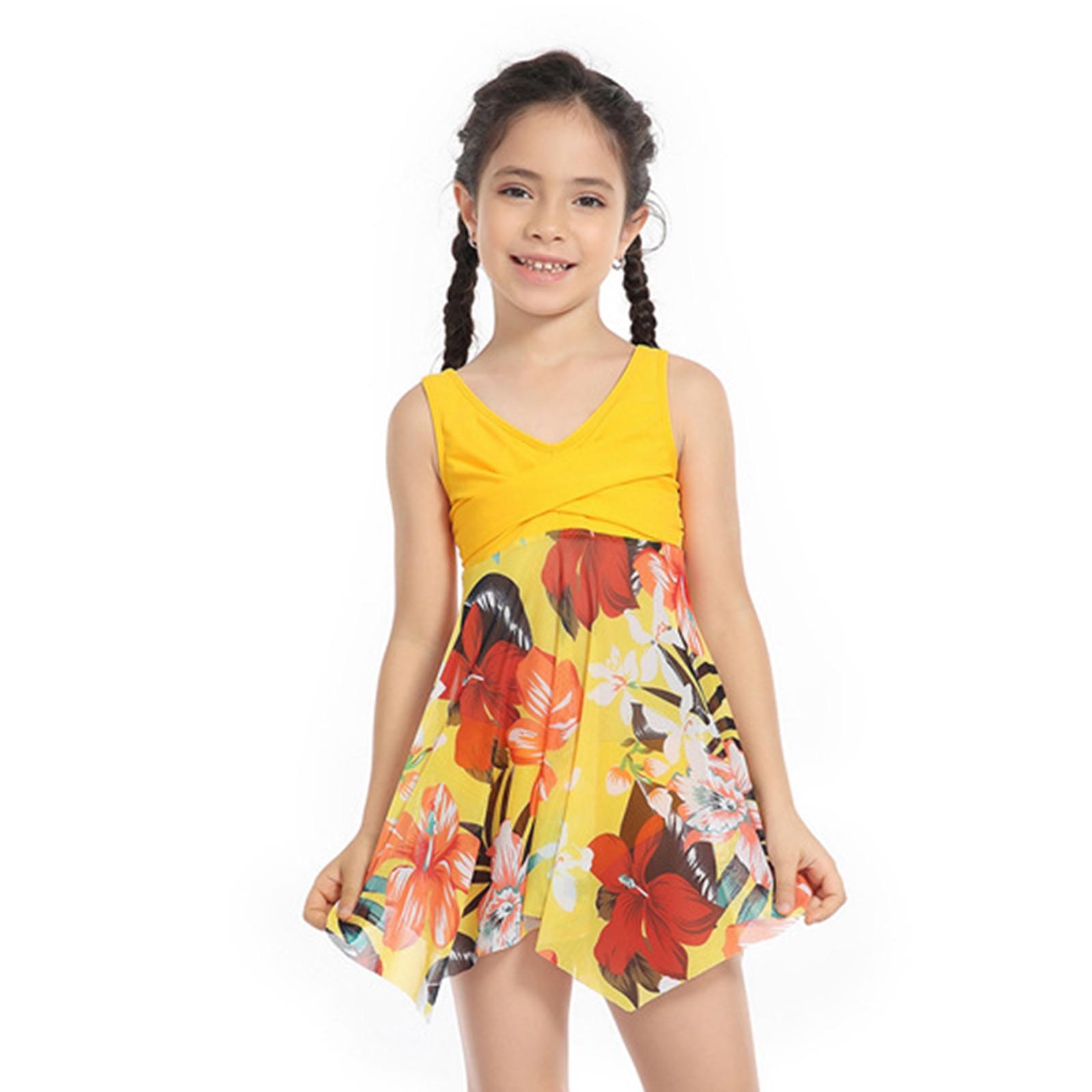 

Детский раздельный купальник с высокой талией Раздельный купальник 164 жёлтый