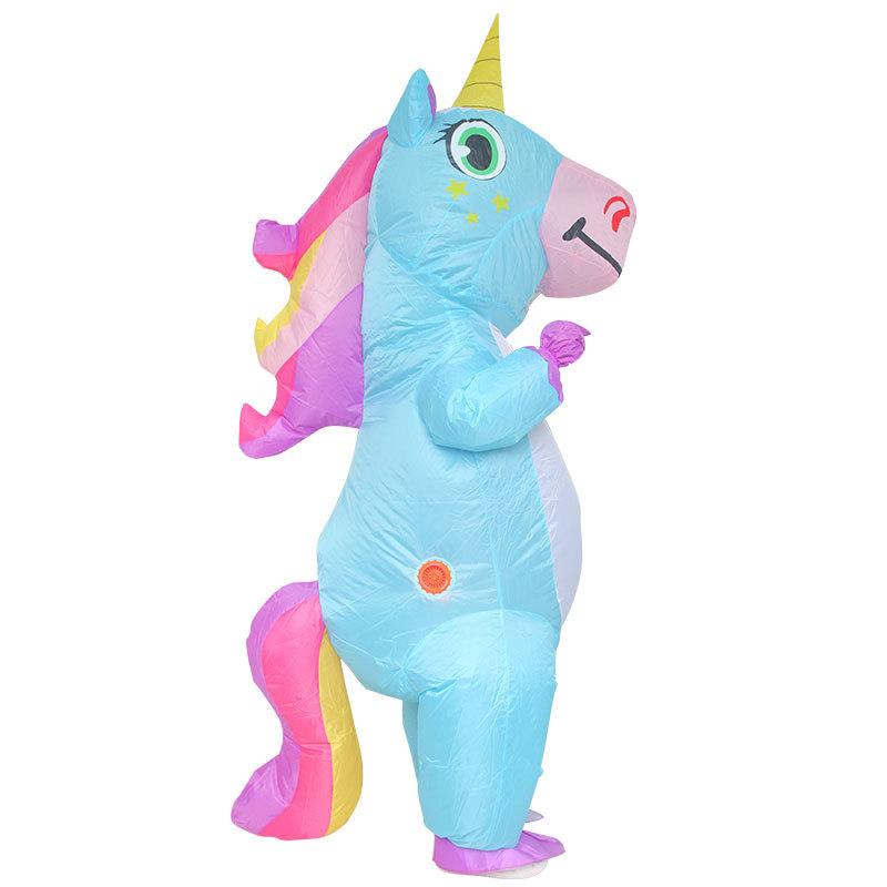 Halloween Pink Salamander Frog Inflatable Costume, Funny Cartoon Full-body Inflatable Suit for Party Performance