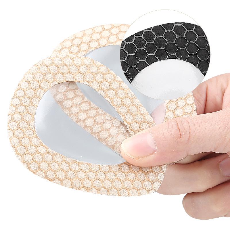 Two-Tone Forefoot Cushion: Self-Adhesive, Shock-Absorbing, Anti-Slip Pad for High Heels.