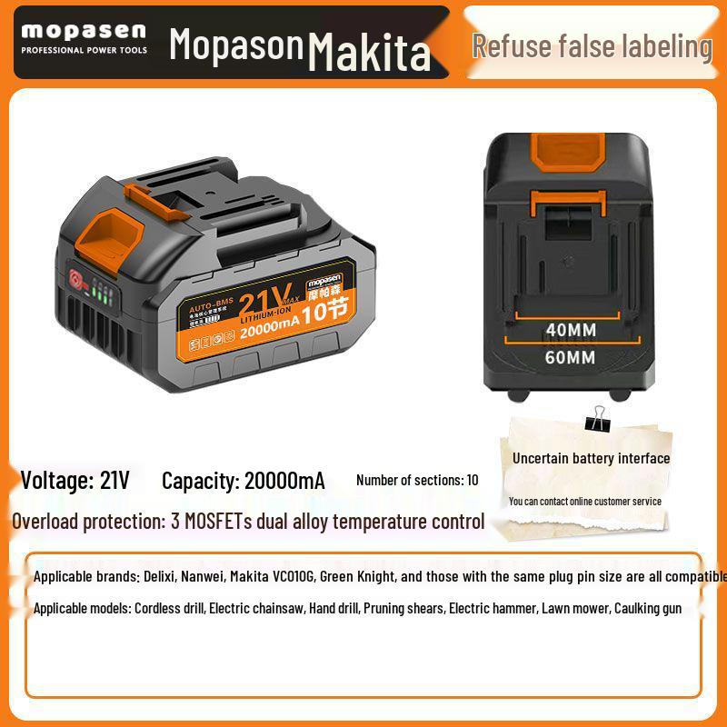 Makita 21V Lithium Battery Hammer Drill & Angle Grinder Combo