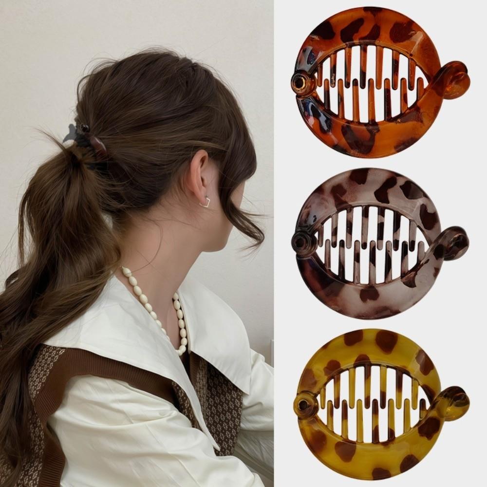 Round Banana Clip Fish Shape Hair Clips New Crab Clips  Girls Use