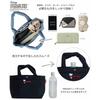 Snoopy Tote 8437 [Rootote] Women's Bag, Small, Self-Standing, Lightweight, IP.Deli.Poly.Peanuts-0F (03 Sax)