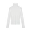 Black with High Collar Autumn and Winter Sexy Slim Fit Long-Sleeved T-shirt