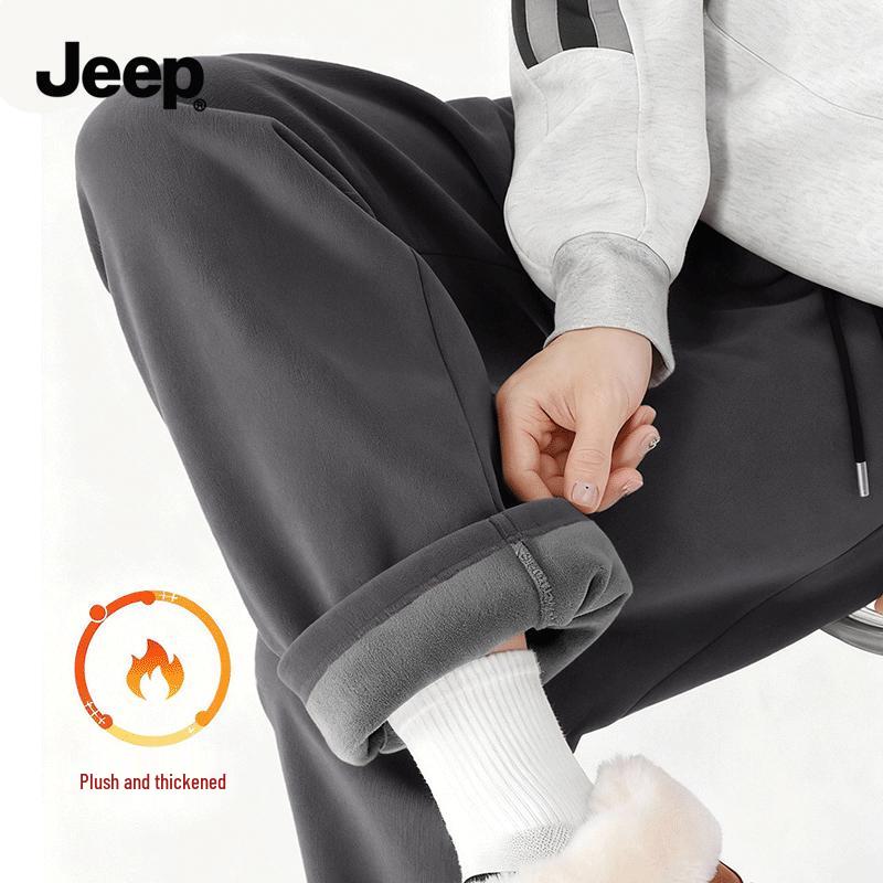 JEEP Men s Winter Loose Straight-Leg Casual Pants L