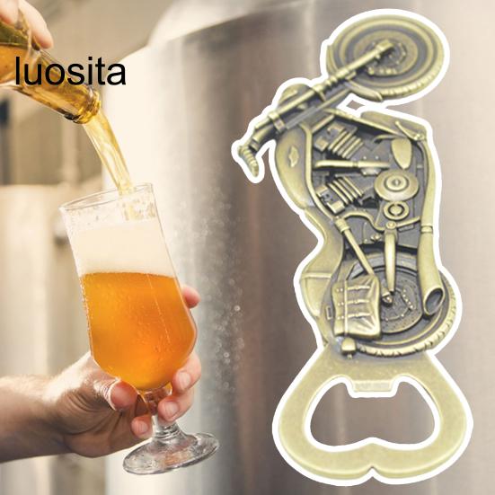 Kreative Nachahmung Retro Motorrad Flaschenöffner, Zinklegierung Bieröffner Geburtstag Weihnachten Festival Geschenk