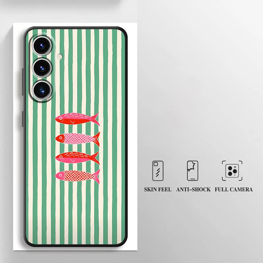 

Мультяшный креативный чехол-рыбка для Samsung Galaxy A57 A25 A32 A53 A35 A26 A55 A24 A23 A52 A36 A73 A51 A37 A22 Чехол для телефона A72 A71 Galaxy A71 4G