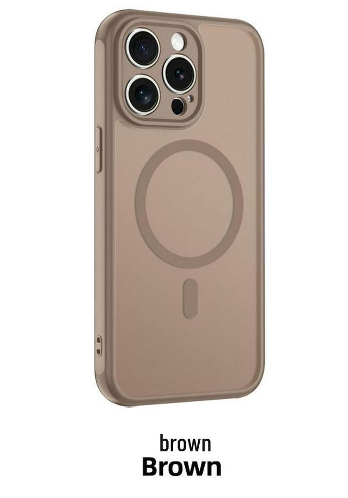 Apple 13 Pro Max Magnetic Magsafe Semi-transparent Frosted Skin-feel Phone Case
