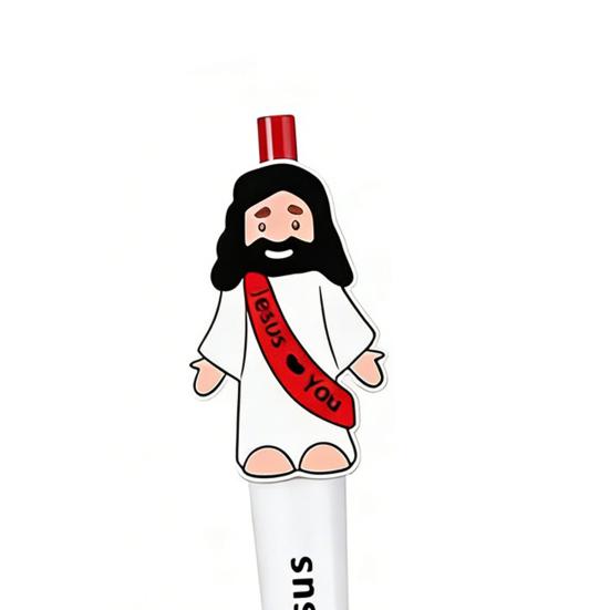 Mini Jesus Kugelschreiber Glattes Schreiben Schnelltrocknende Tinte Stift mit Inspirierendem Zitat Einzigartiges Geschenk für Kirche Sonntagsschule Bibelstudium