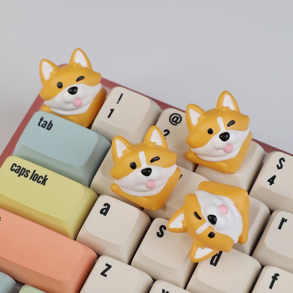 Little Key Crogi Butt Keyboard Cap Universal Mechanical Keyboard Keycap For Mechanical Keyboard