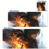 FINAL FANTASY VII Lockhart Tappetino Mouse Grande XL Accessori Gaming Tastiera Gamer Tappetino Gomma Scrivania Accessori PC Tappetino Mouse eSport