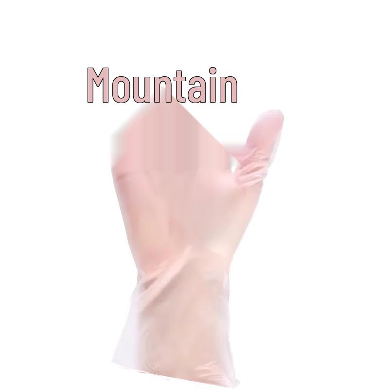 COFLYEE Disposable Thickened Transparent PVC Gloves