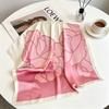 70cm×70cm Retro Paisley Imitation Silk Square Scarf - Versatile Decorative Neck Scarf Shawl