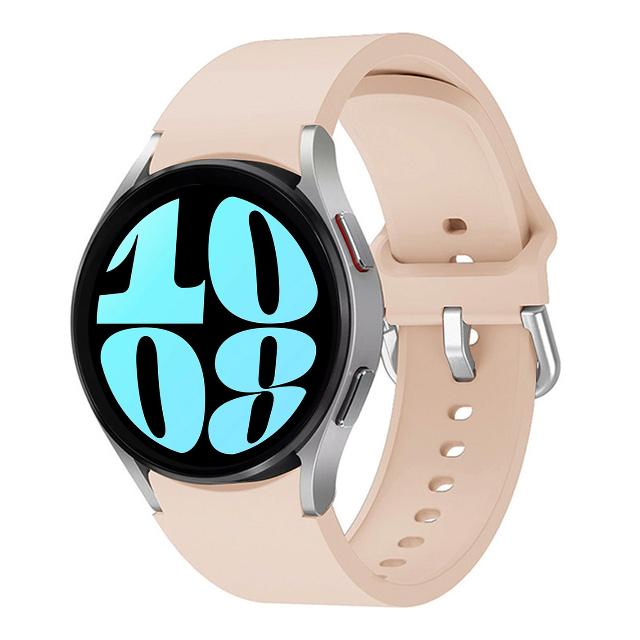 

Silicone Band for Samsung Galaxy Watch 7/6/5/4 44mm 40mm/5 Pro 45mm Bracelet Galaxy Watch 4/6 Classic 47mm 43mm 46mm 42mm Strap Galaxy 7 6 5 4 светло-коричневого