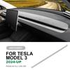 Suede Dashboard Air Vent Trim Sticker for Tesla Model 3 Highland 2024-2026 & Model Y Juniper 2025