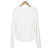 Women's Long-Sleeve Round Neck Slim-Fit T-Shirts for Autumn/Winter - Stylish and Versatile
