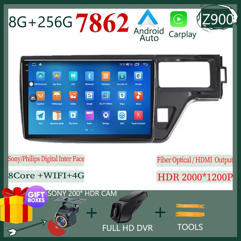 For Honda Stepwgn 5 2015 - 2021 Android 13 Multimedia Stereo Radio QLED Player Navigation Carplay HDR Wifi 5G NO 2DIN dvd HDR