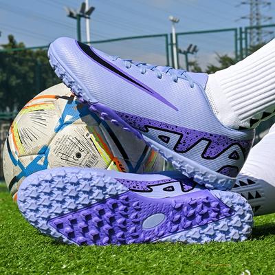 Nauji vyriški futbolo bateliai Futsal Indoor Sportinės varžybos Treniruotės Vaikų futbolo batai Su dygliukais Žolė
