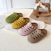 2025 Summer Roman Retro Soft Sole Closed-Toe Slip-On Half Slippers