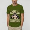 Born Forced To Wipe Funny Gorilla Tshirt Summer Cotton Tshirts For Unisex Print Tee Shirt Short Sleeves Vintage Top Tees