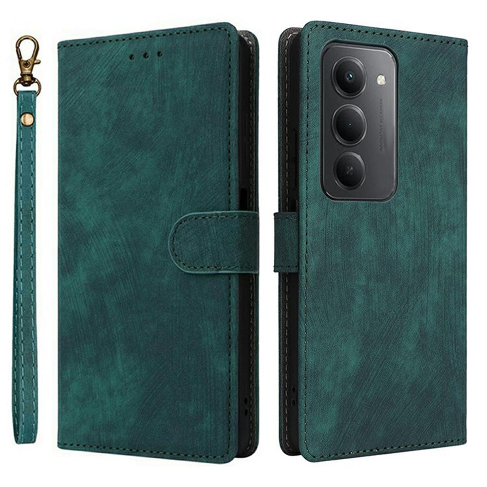 For Xiaomi Redmi 15 5G (Global) (169mm) Case Wallet RFID Blocking PU Leather Phone Cover Stand with Strap