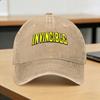 Invincibles Season Clean Logo Washed Baseball Cap  Street Style Sun Trucker Hat Spring Women Unisex Hunting Camping Snapback Cap