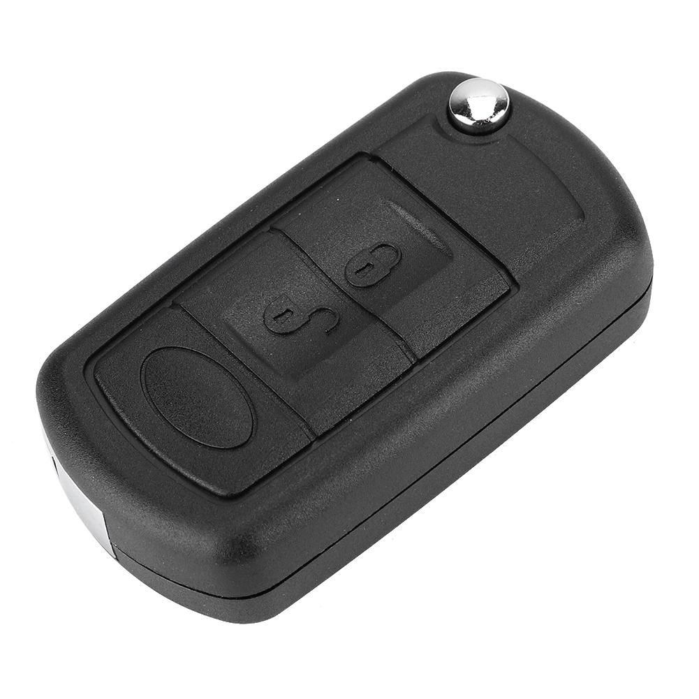 3 Button Car Remote Folding Flip Key Fob Case Blade Cover Shell Fit for Land Rover Discovery