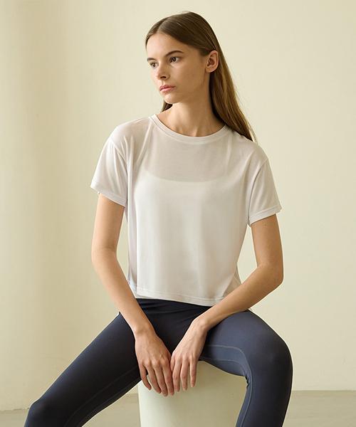 Reina Mora Airy Short Sleeve Bright White 6-66 (T784)