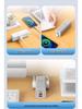Smart Rectangular USB Travel Power Strip with Multifunctional Socket for Home and Dorm Use