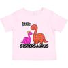 Inktastic T-shirt per Bambini Piccoli Little Sistersaurus Dinosauro Sorella Carino Bambino Bambino