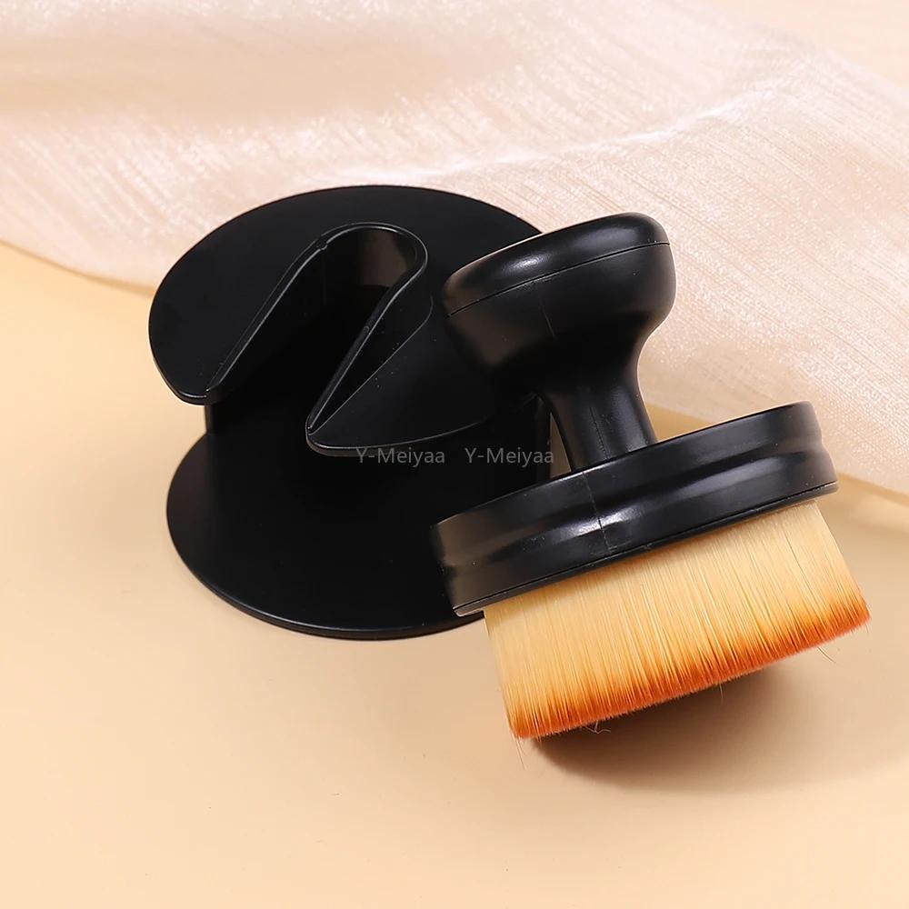 1 Stück Einfache Push-Pull Nägel Kunst Pinsel Staubreinigung Make-Up Pinsel Maniküre Zubehör Ausrüstung Werkzeuge