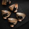 Tazza da tè giapponese Retrò Vintage Ceramica Cinese Kung Fu Tazza da tè Ospite Singola Tazza Fatta a mano Carino Gatto Cartone Animato Tazze Articoli per Bevande Articoli per il Tè