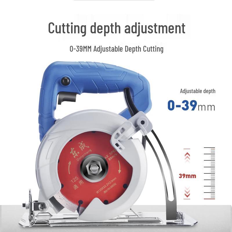 Dongcheng 1240W Handheld Stone Cutting Machine CN plug (adapter included)