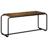 TV Stand 98 X 35.5 X 42 Cm Smoked Oak Engineered Wood