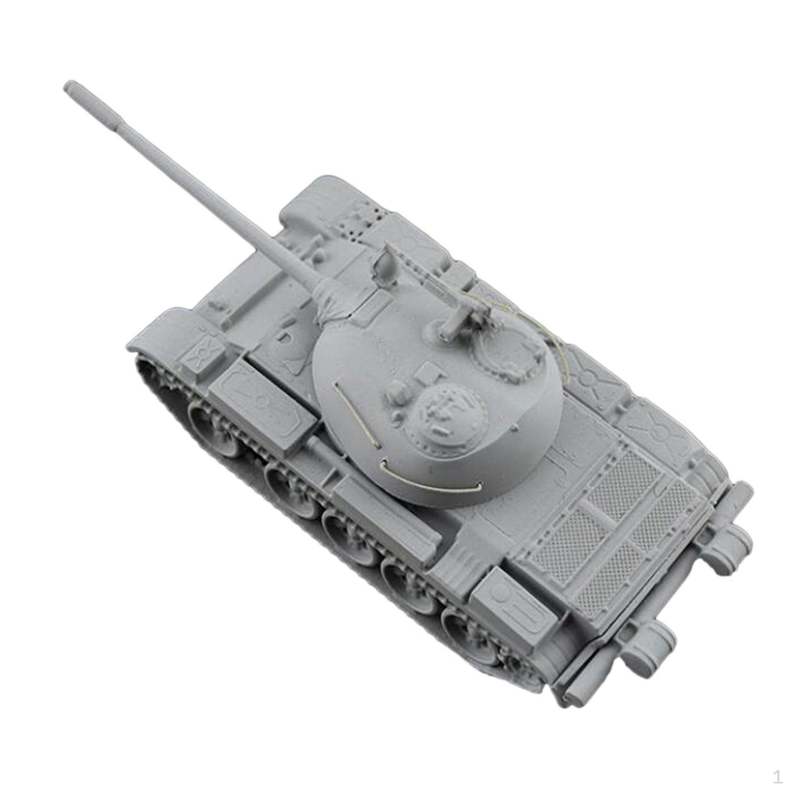 

1:144 Scale Tank Model Miniature Soviet T54 toy for adults Home Decor