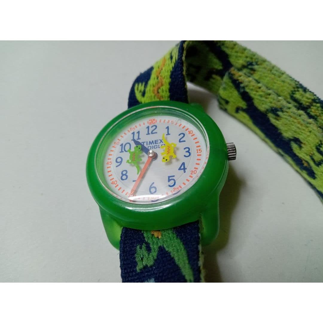 TIMEX INDIGLO NIGHT LIGHT Wristwatch Kids In Operation