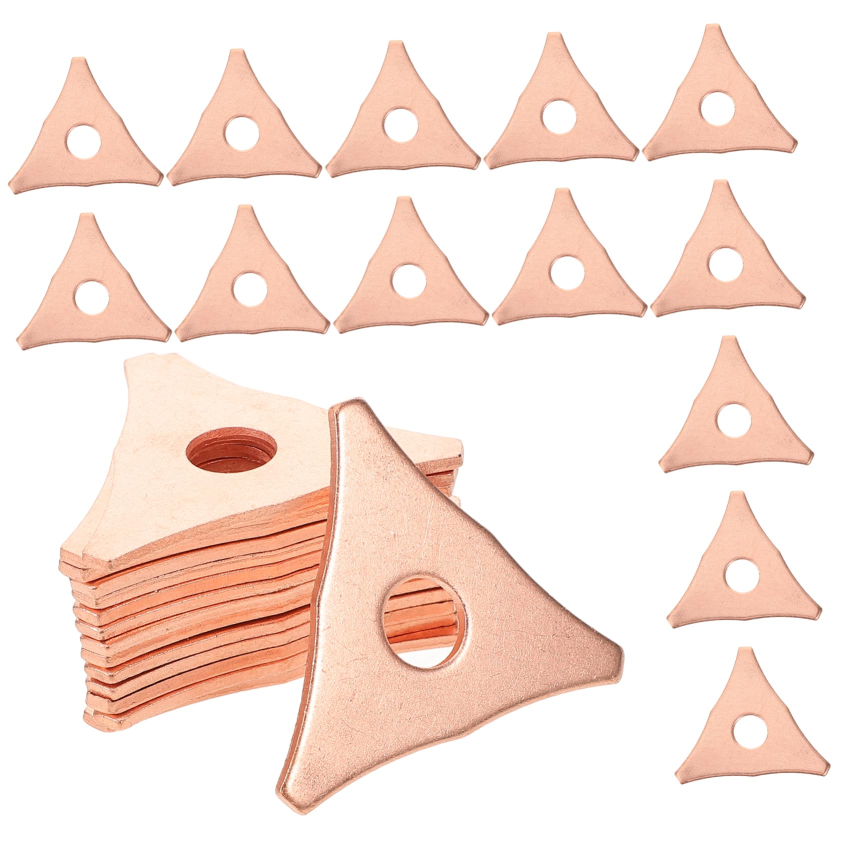 

GLEAVI 100pcs Repair Machine Gaskets Dent Pull Rings Auto Dent Puller Body Repair Tool 4.50X4.00X0.10CM коричневий