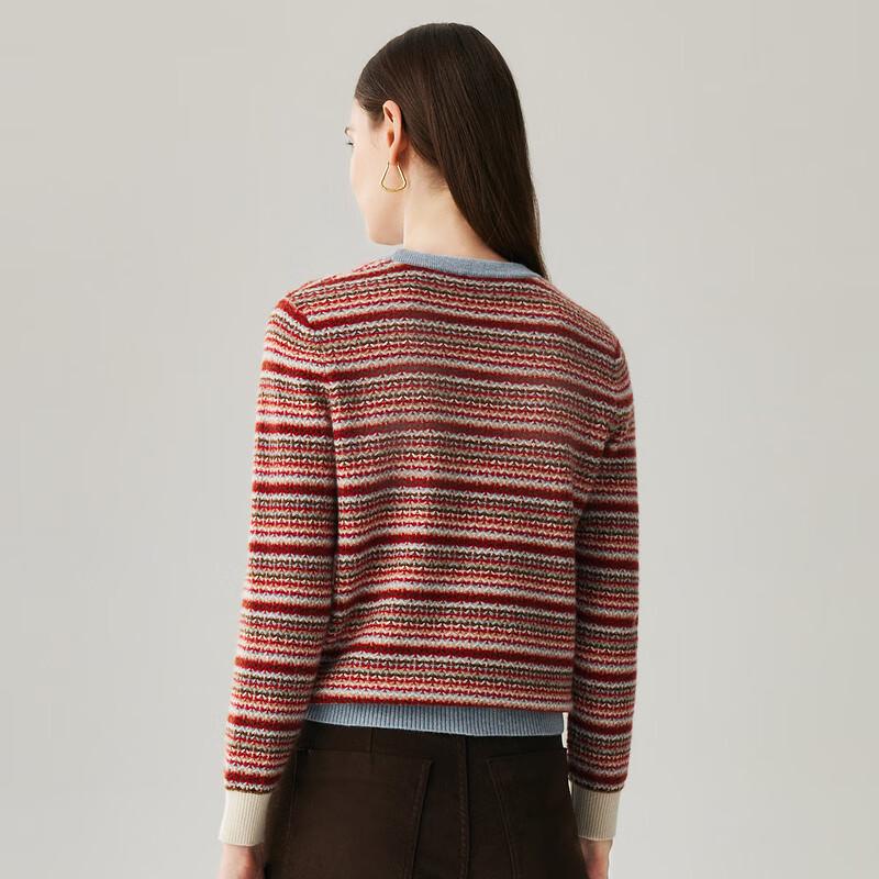 Zhaojun Women's Fall/Winter Thick Round Neck Cashmere Sweater