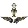 TRK702X 2025 Tank Pad 3D Protection Sticker Motorcycle Accessories For Benelli TRK 702X 2023 2024-