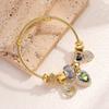 1PC Women's Fashion Pan Family Multi Element Beaded Love Bracelet Date Travel Banquet Party Holiday Dressing Gift